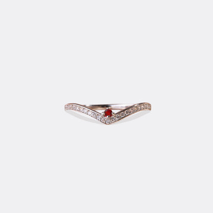 Personalized Birthstone Venus Ring