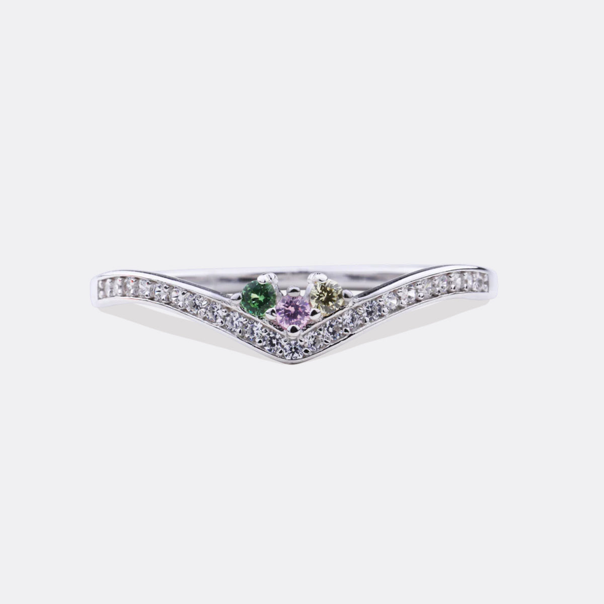 Personalized Birthstone Venus Ring