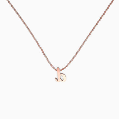 Personalized Initial Script Necklace