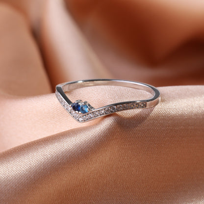 Personalized Birthstone Venus Ring