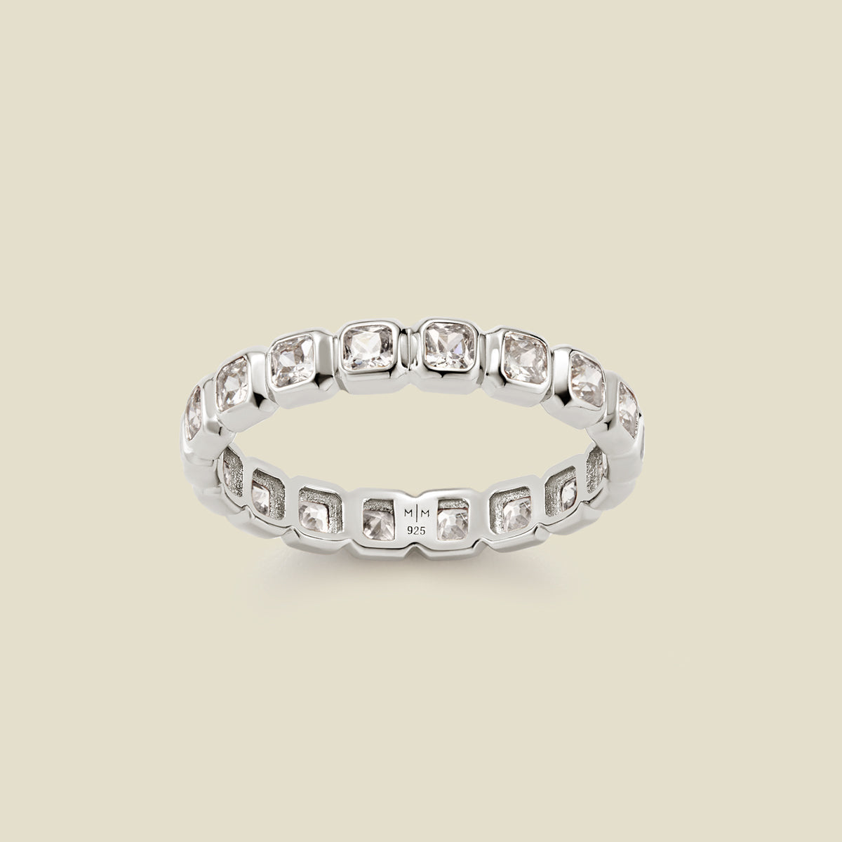 April Birthstone Eternity Ring