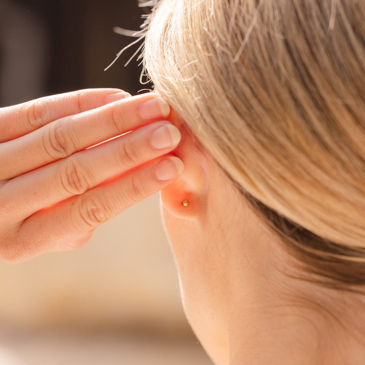 December Birthstone Stud Earrings