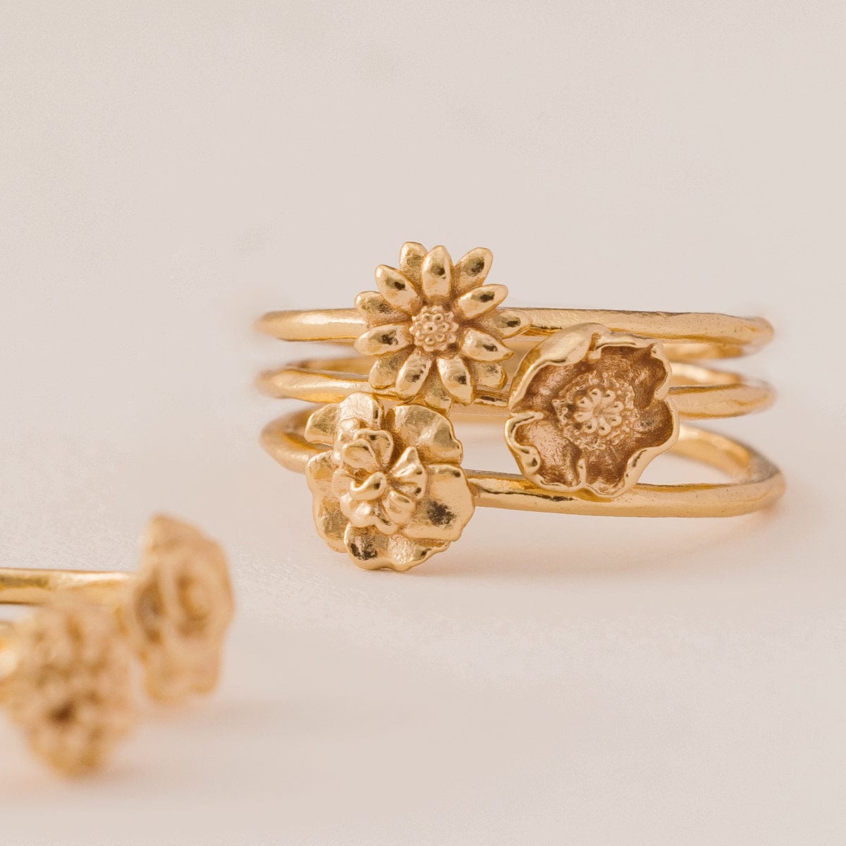 August Flower Ring