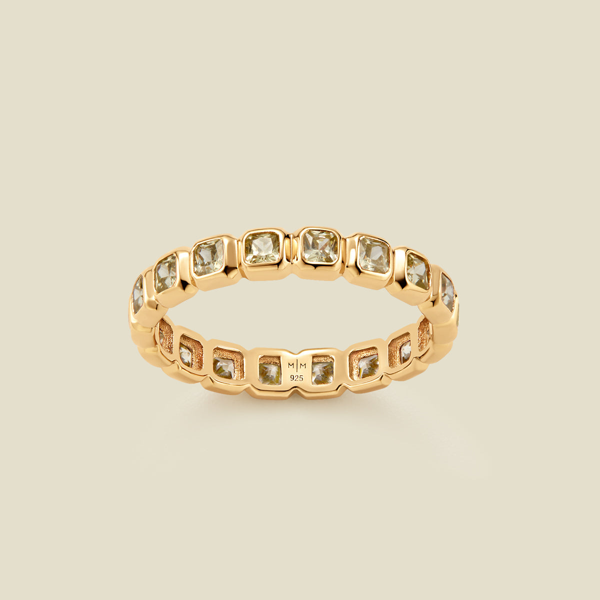 August Birthstone Eternity Ring