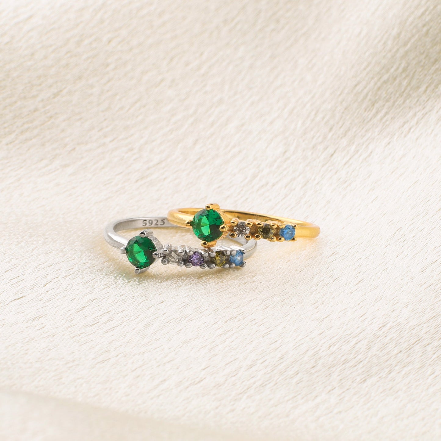 Personalized Birthstones Ring