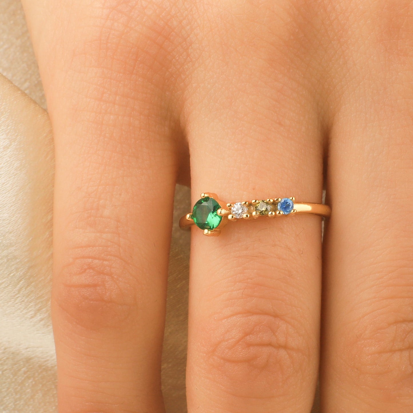 Personalized Birthstones Ring