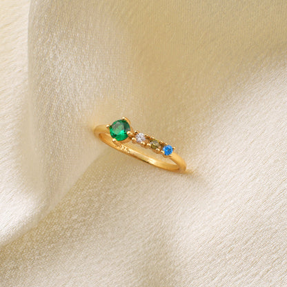 Personalized Birthstones Ring