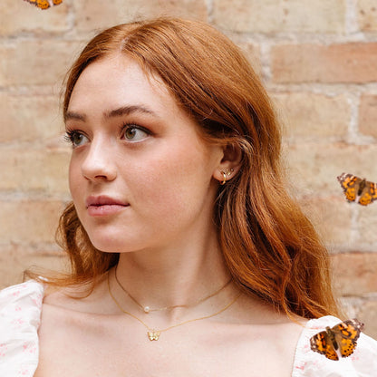 Butterfly Stud Earrings