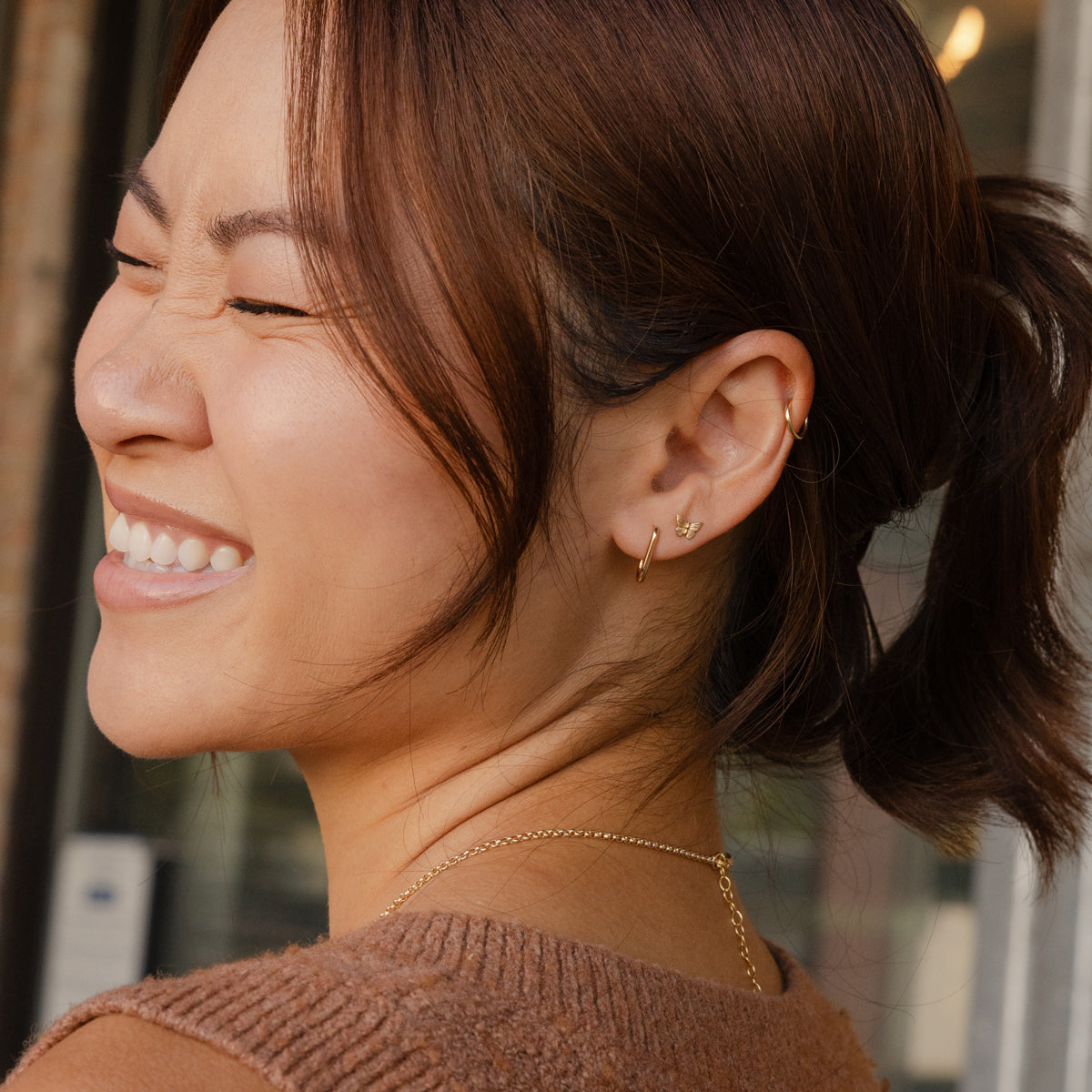 Butterfly Stud Earrings