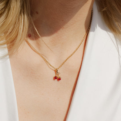 Cherry Charm Necklace