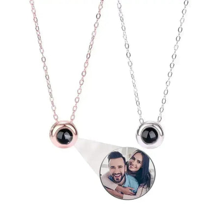 Custom Photo Projection Necklace Bracelet Keychain