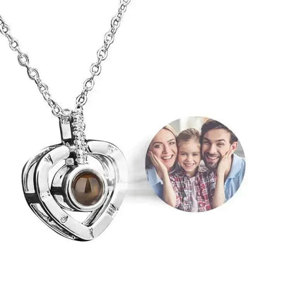 Custom Photo Projection Necklace Bracelet Keychain