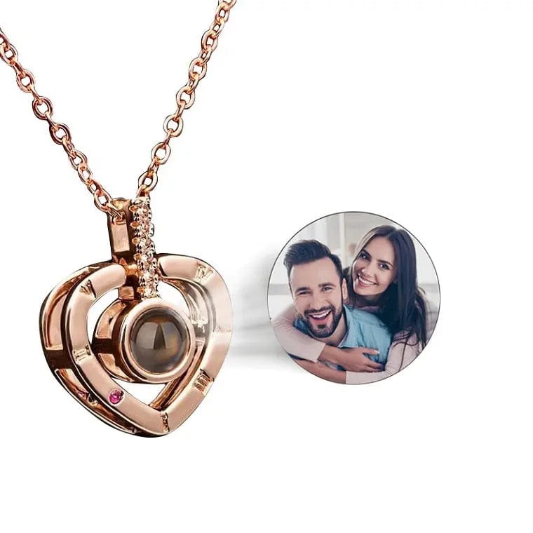 Personalized Projection Photo Necklace