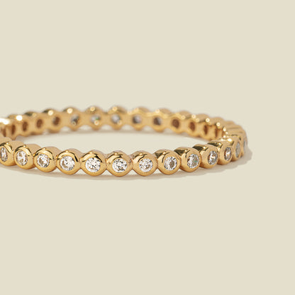 CZ Poppy Eternity Band Ring