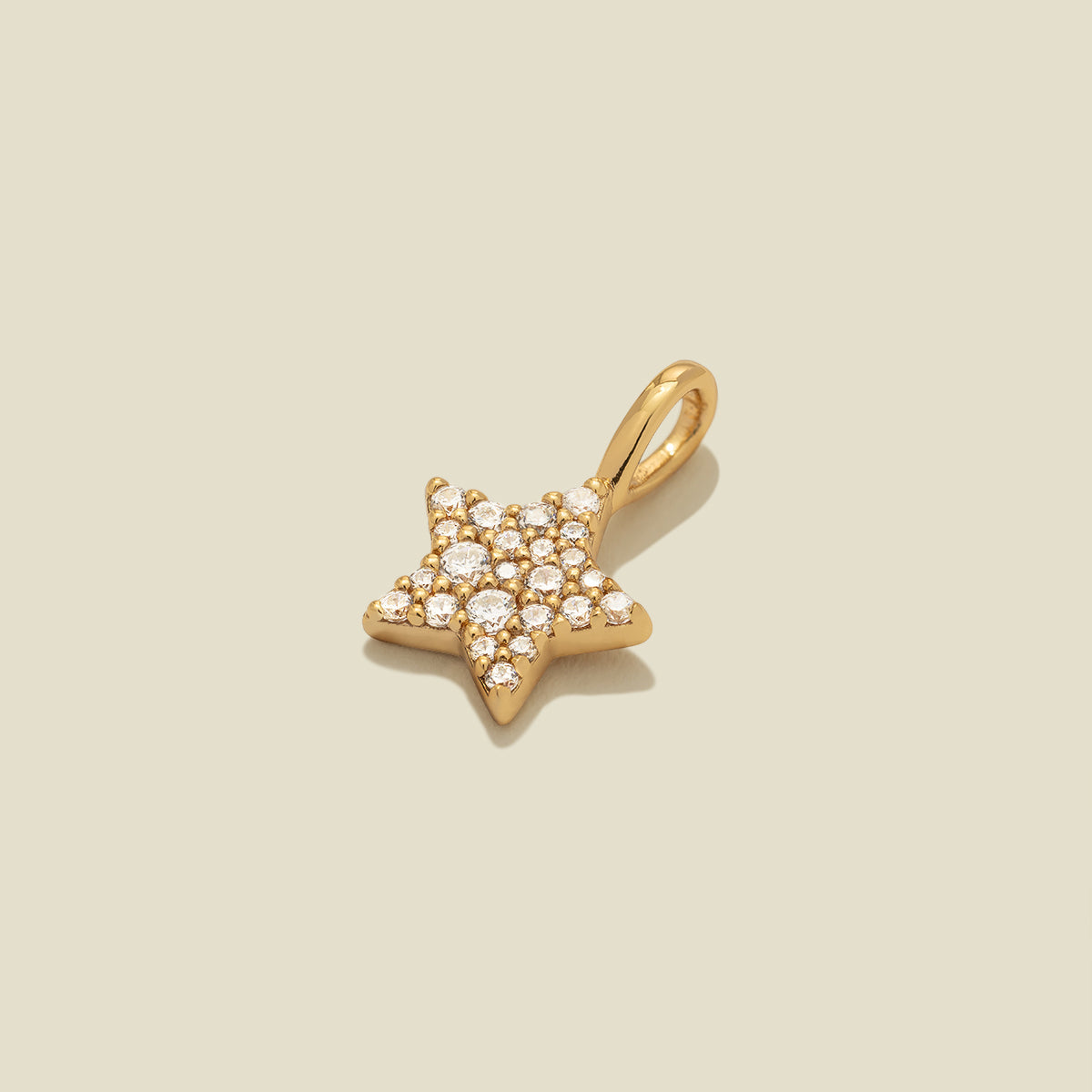 CZ Star Charm