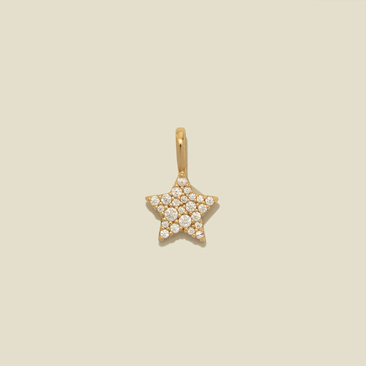 CZ Star Charm