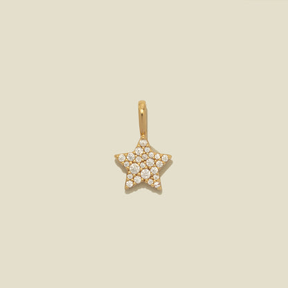 Personalized CZ Star Charm