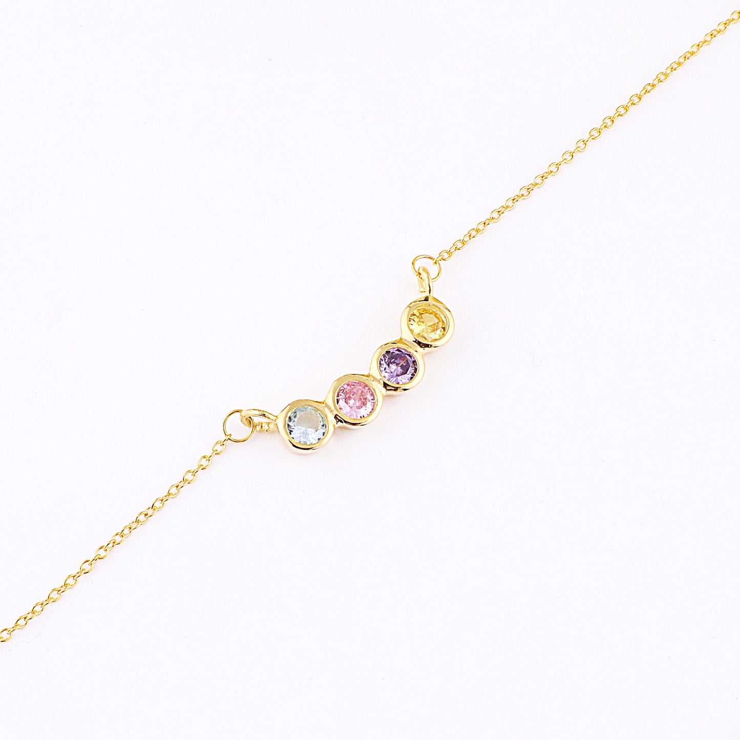 Personalized Birthstones Necklace