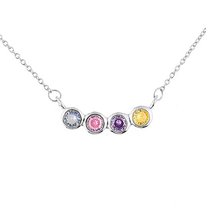 Personalized Birthstones Necklace