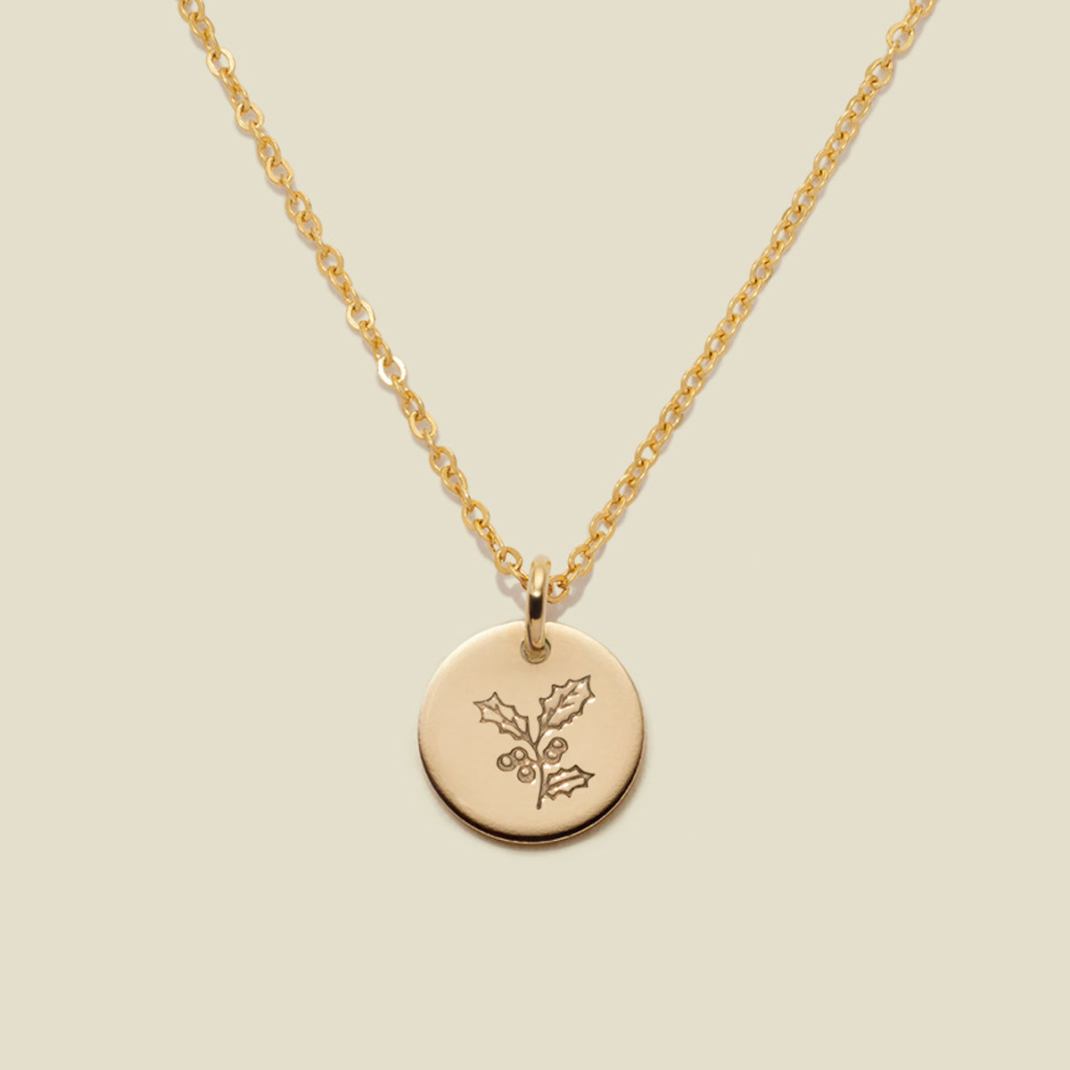 December Birth Flower Necklace