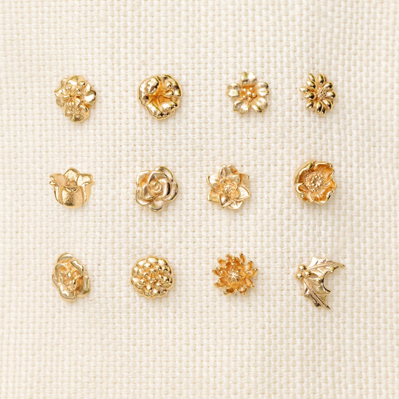 December Birth Flower Stud Earrings | Final Sale