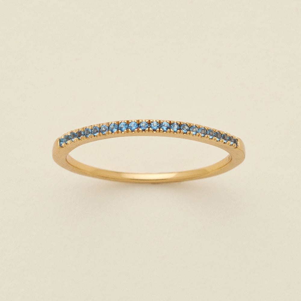 December Birthstone Stacking Ring