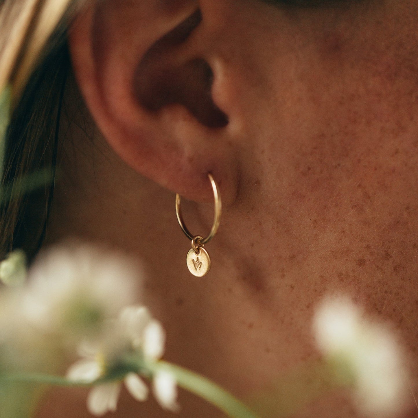 Personalized Hoop Earrings