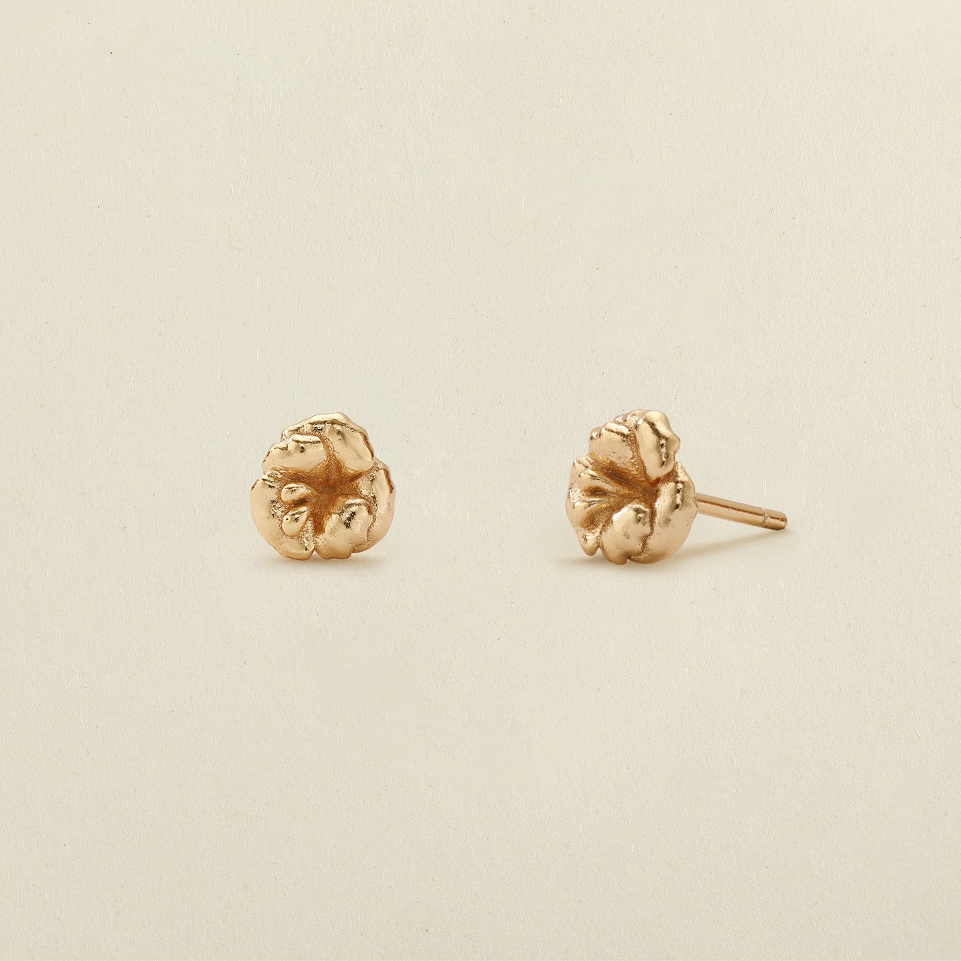 February Flower Stud Earrings