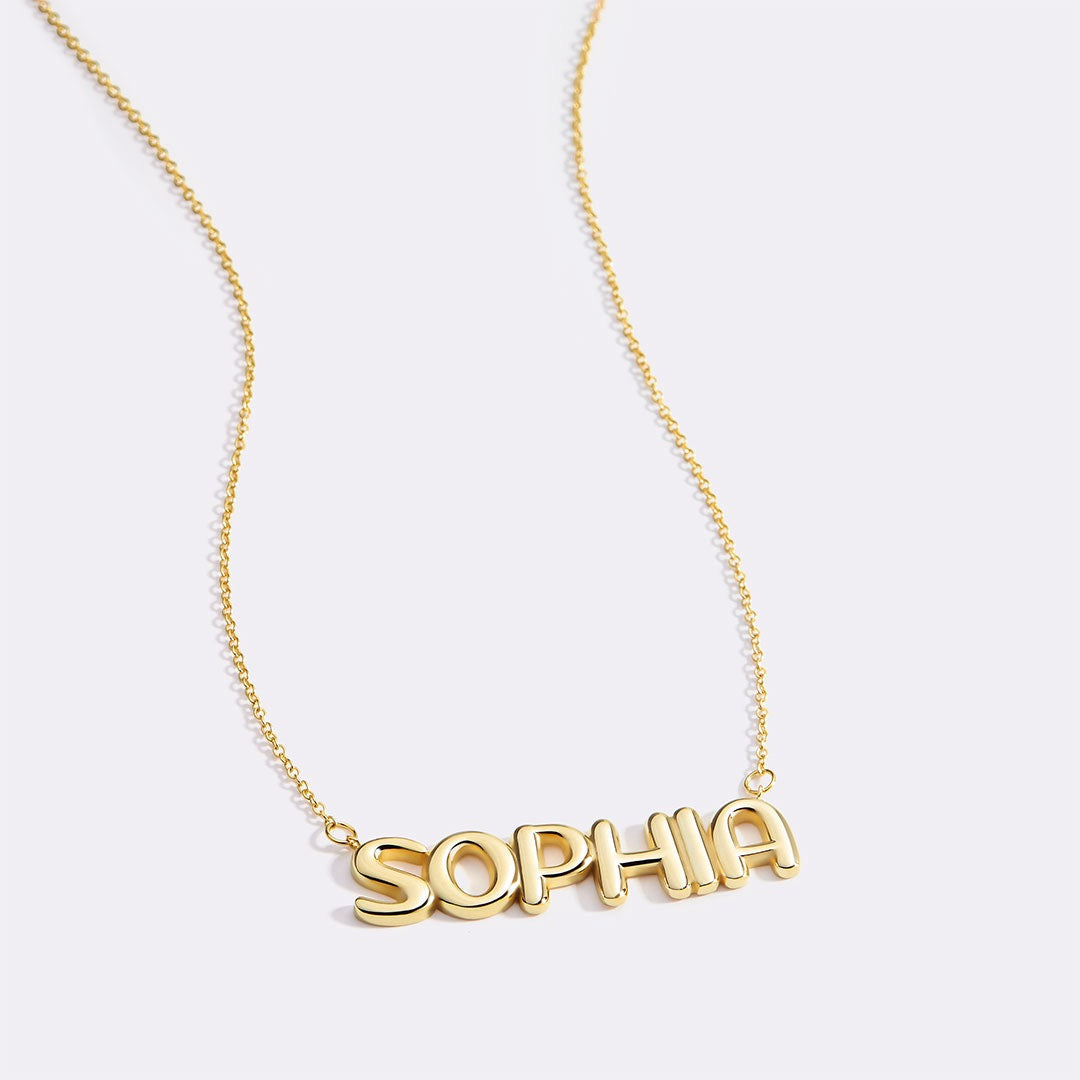 Personalized Balloon Name Necklace