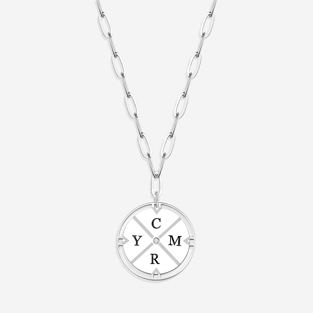 Custom Compass Pendant Necklace