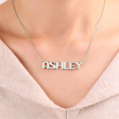 Personalized Balloon Name Necklace