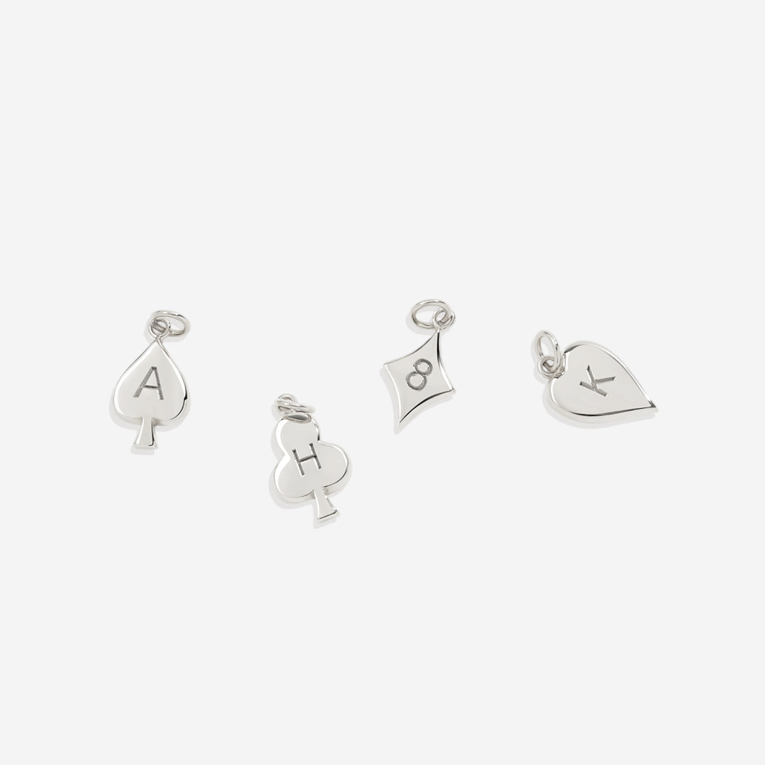 Initial Charm Stacking Necklace