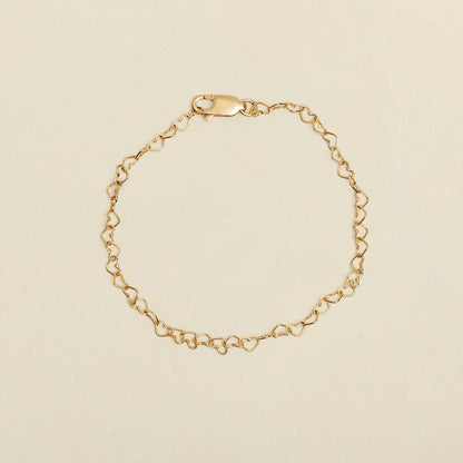 Heart Chain Bracelet