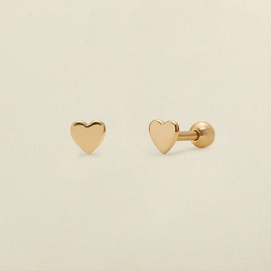 Heart Stud Earrings