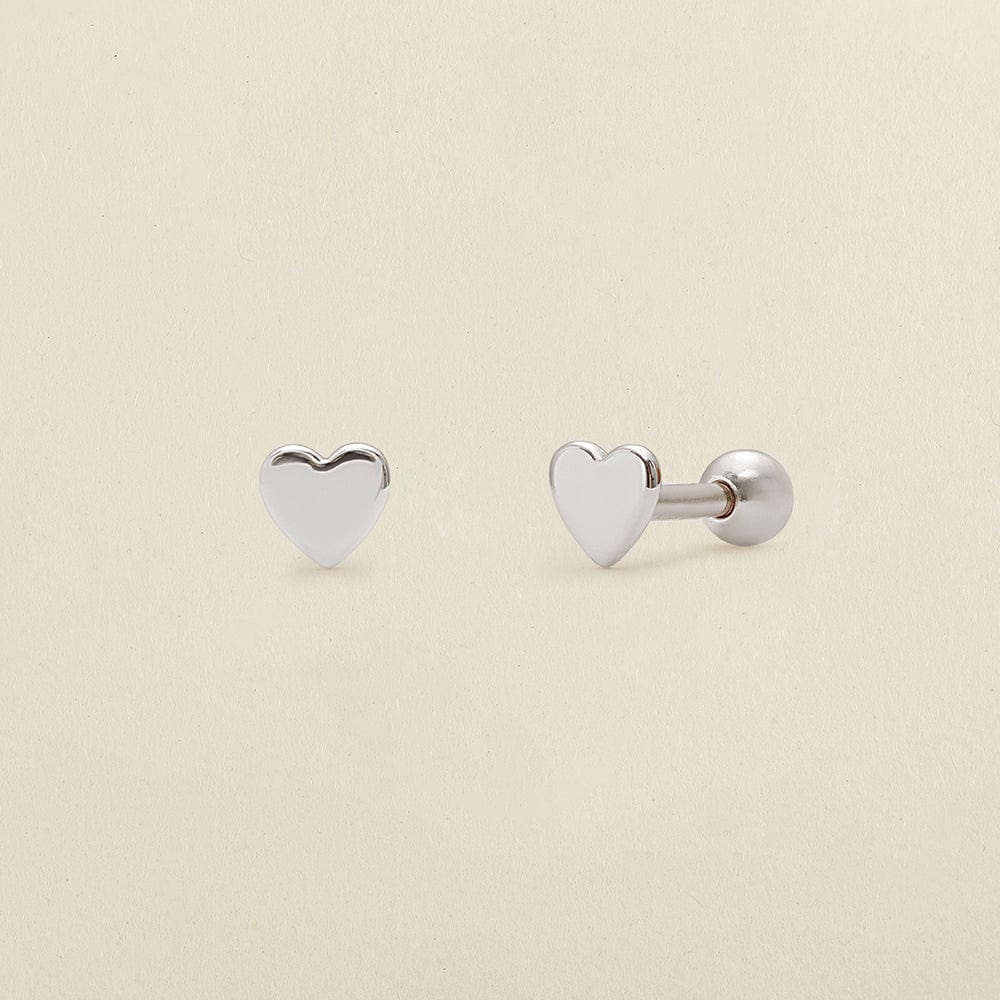 Heart Stud Earrings