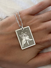 Sterling Silver Angel Necklace