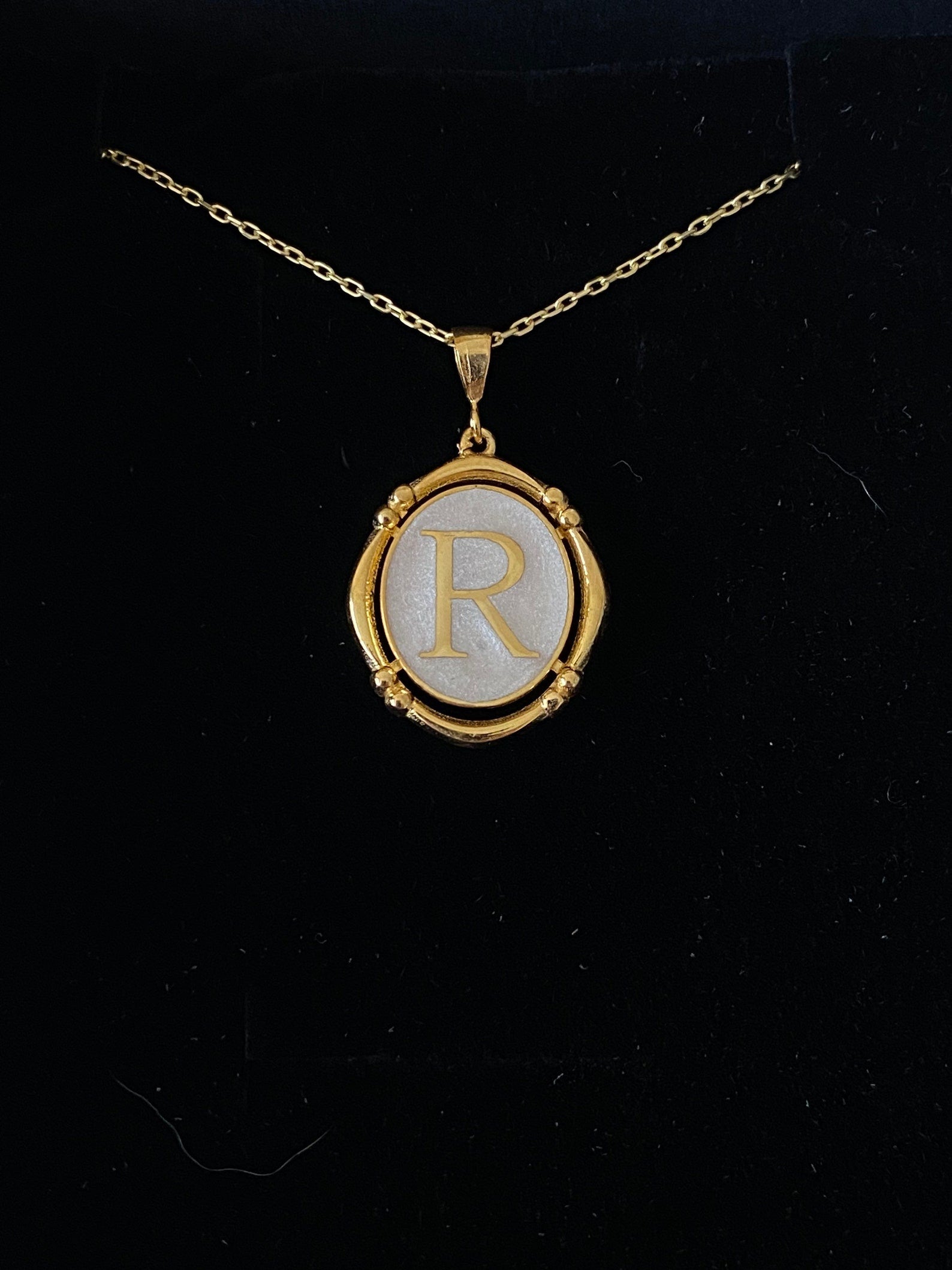 Personalized Initial Necklace in Sterling Silver