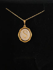 Personalized Initial Necklace in Sterling Silver