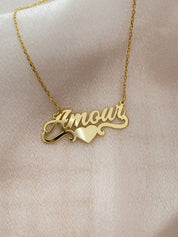 Personalized 14k Gold Name Necklace