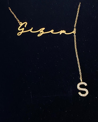 Personalized Handwriting Nameplate Necklace