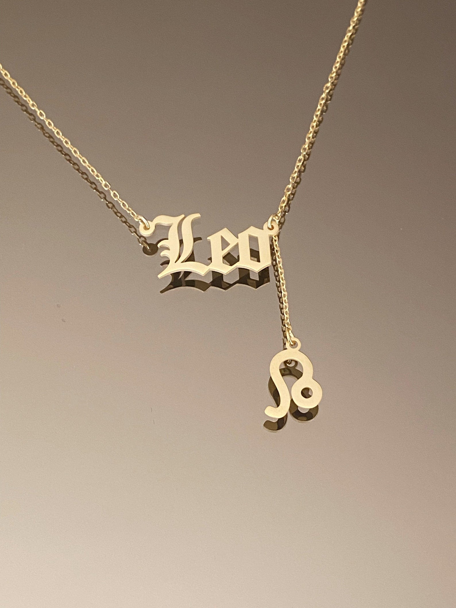 Personalized 925 Sterling Silver Zodiac Necklace