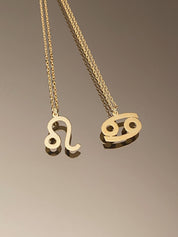 Zodiac Sign Necklace in Sterling Silver