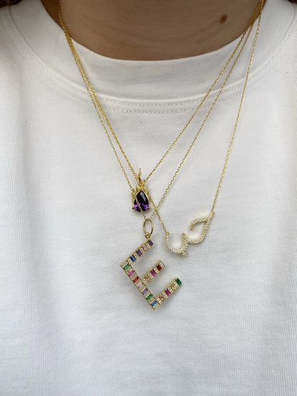 Customized Arabic Love Necklace in Gold/Silver/Rose Gold