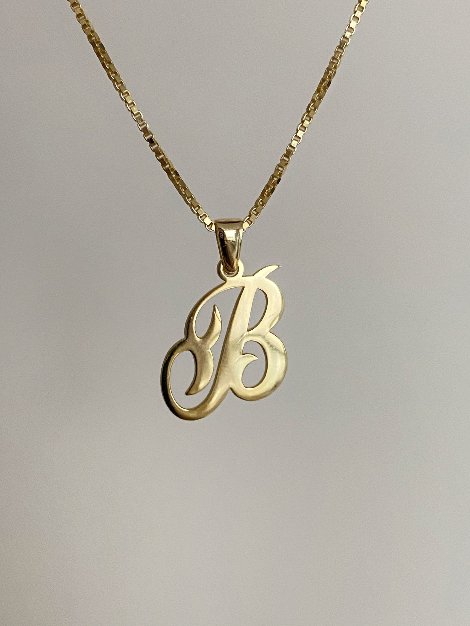 Personalized Gold Initial Necklace for Her