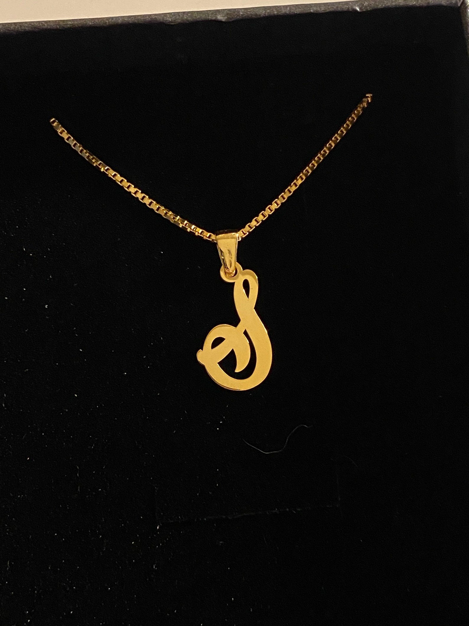 Personalized Gold Initial Necklace for Her