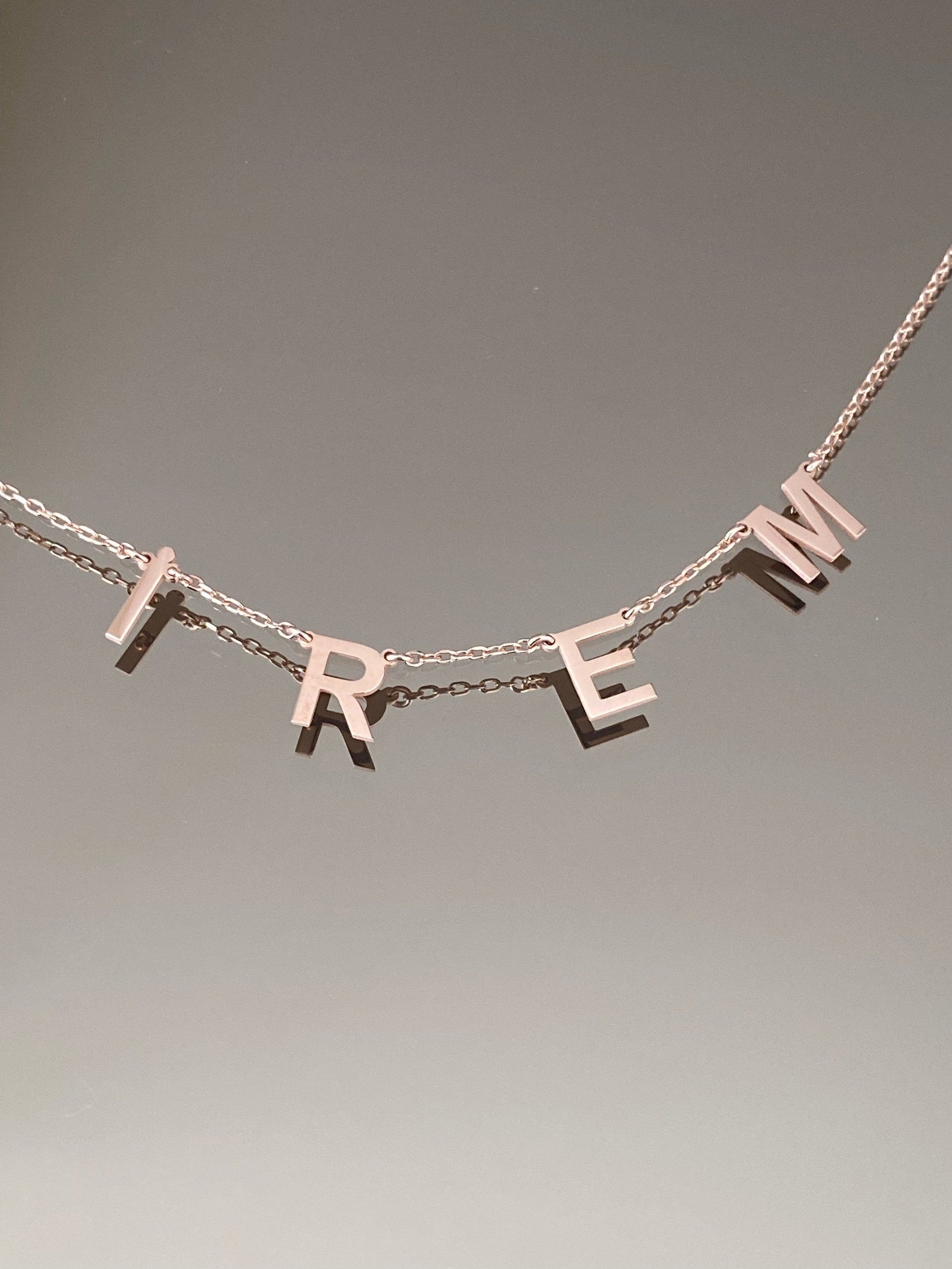 Custom Name Necklace in Sterling Silver