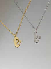 Personalized Initial Necklace with Heart