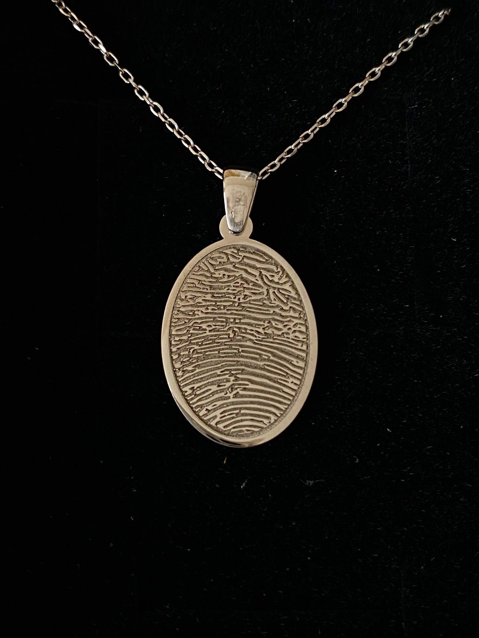 Personalized Fingerprint Necklace Jewelry