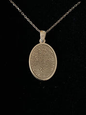 Personalized Fingerprint Necklace Jewelry