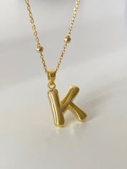 Personalized 14k Gold Initial Necklace